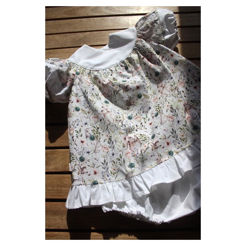 Baby Gown and matching Bloomers 6-12months