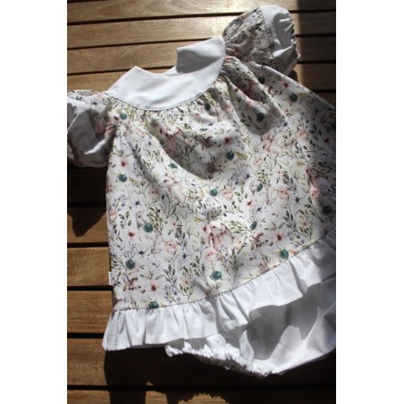 Baby Gown and matching Bloomers 6-12months