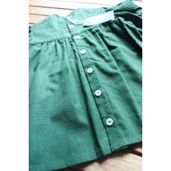 Colonial Dress with coordinating apron Size 2-4