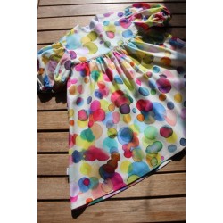 Colonial Dress with coordinating apron Size 2-4