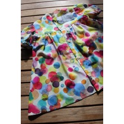 Colonial Dress with coordinating apron Size 2-4