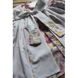 Colonial Dress with coordinating apron Size 2-4