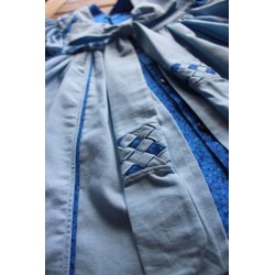 Colonial Dress with coordinating apron Size 2-4