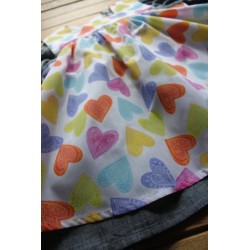 Colonial Dress with coordinating apron Size 2-4