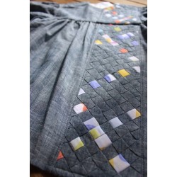 Colonial Dress with coordinating apron Size 2-4