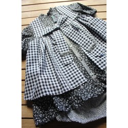 Colonial Dress with coordinating apron Size 2-4  3 pieces