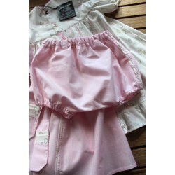 Colonial Dress with coordinating apron Size 2-4  3pieces