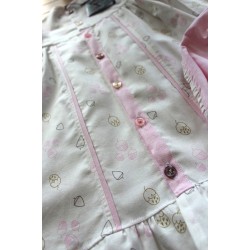 Colonial Dress with coordinating apron Size 2-4  3pieces