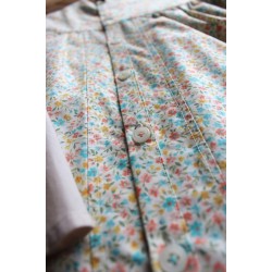 Colonial Dress with coordinating apron Size 2-4