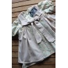 Colonial Dress with coordinating apron Size 2-4