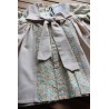 Colonial Dress with coordinating apron Size 2-4