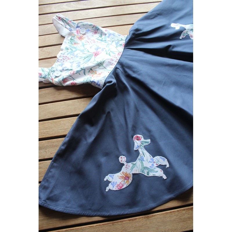 Vintage 1950's Poodle Dress  Size 6