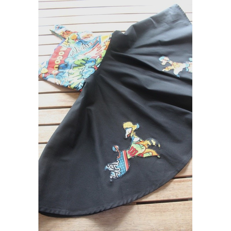 Vintage 1950's Poodle Dress  Size 6