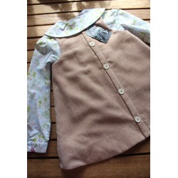 Corduroy dress with fleece lining Size 3-4