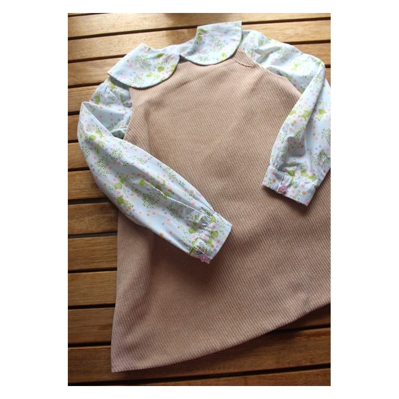 Corduroy dress with fleece lining Size 3-4