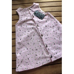 Corduroy dress with fleece lining Size 3-4