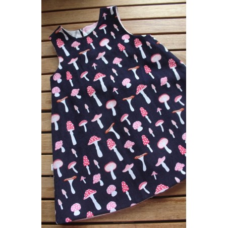 Corduroy dress with fleece lining Size 3-4