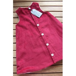 Corduroy dress with fleece lining Size 3-4