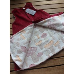 Corduroy dress with fleece lining Size 3-4