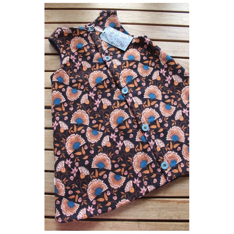 Corduroy dress with fleece lining Size 3-4