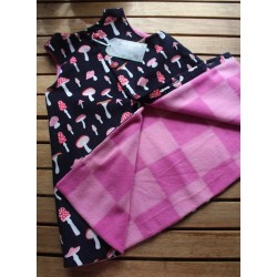 Corduroy dress with fleece lining Size 3-4