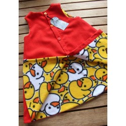 Corduroy dress with fleece lining Size 3-4