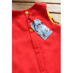 Corduroy dress with fleece lining Size 3-4