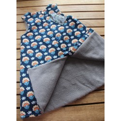 Corduroy dress with fleece lining Size 3-4