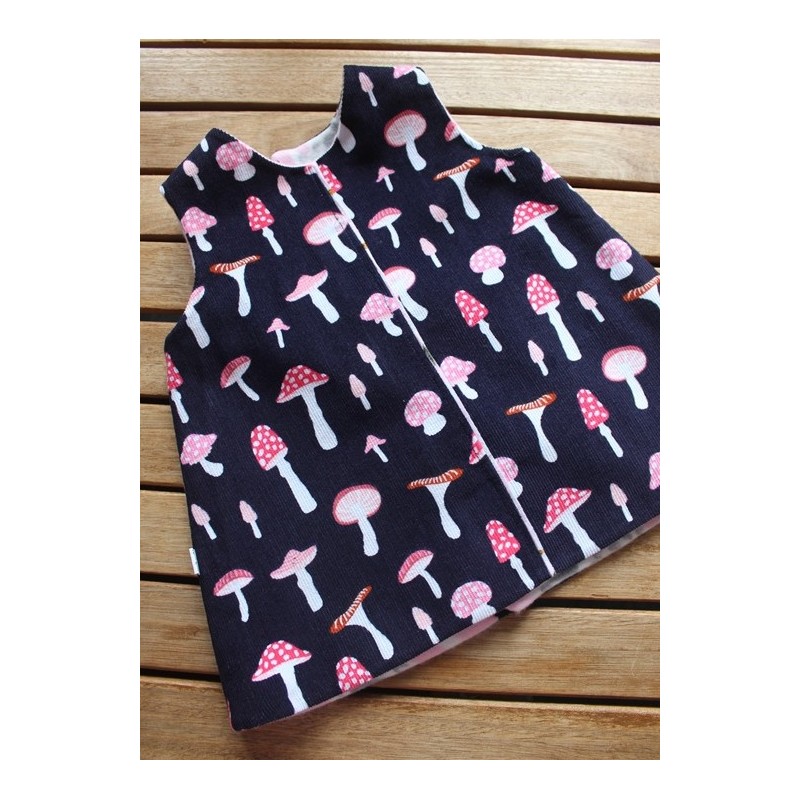 Corduroy dress with fleece lining Size 9mth-12mth-2yrs