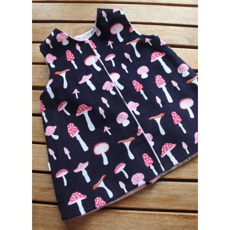 Corduroy dress with fleece lining Size 9mth-12mth-2yrs