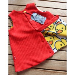 Corduroy dress with fleece lining Size 9mth-12mth-2yrs