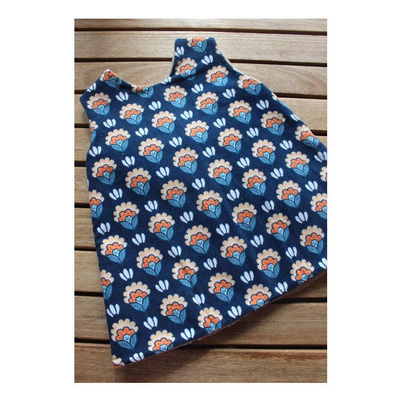 Corduroy dress with fleece lining Size 9mth-12mth-2yrs