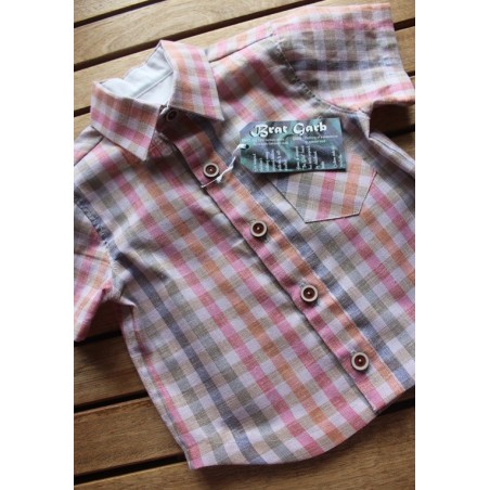 Baby Boys' classic cut short sleeve shirt.  Size 1