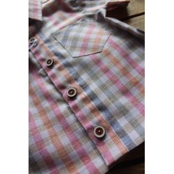 Baby Boys' classic cut short sleeve shirt.  Size 1