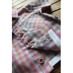 Baby Boys' classic cut short sleeve shirt.  Size 1