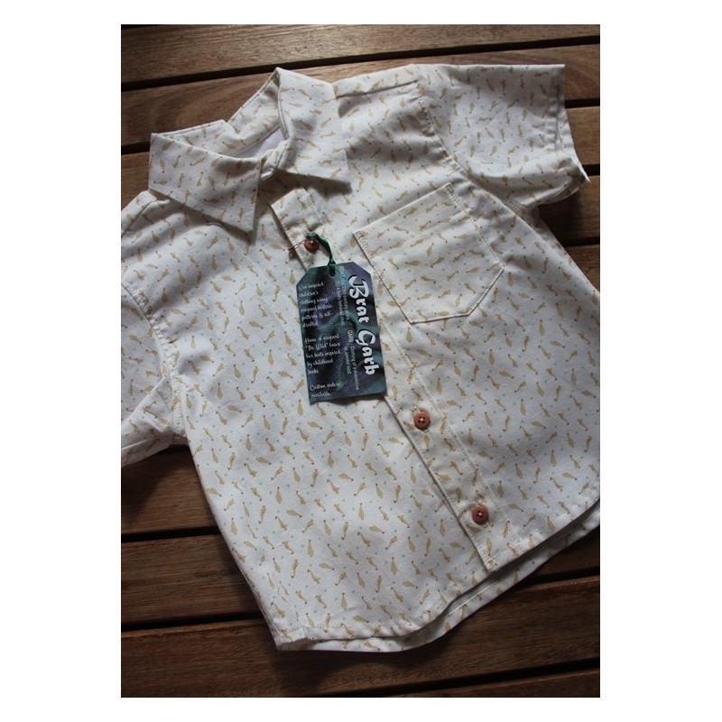 Baby Boys' classic cut short sleeve shirt.  Size 1