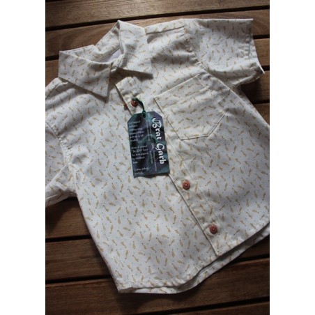 Baby Boys' classic cut short sleeve shirt.  Size 1