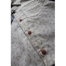 Baby Boys' classic cut short sleeve shirt.  Size 1