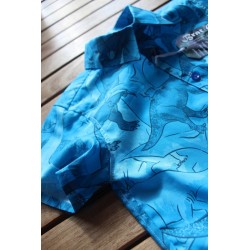 Baby Boys' classic cut short sleeve shirt.  Size 1