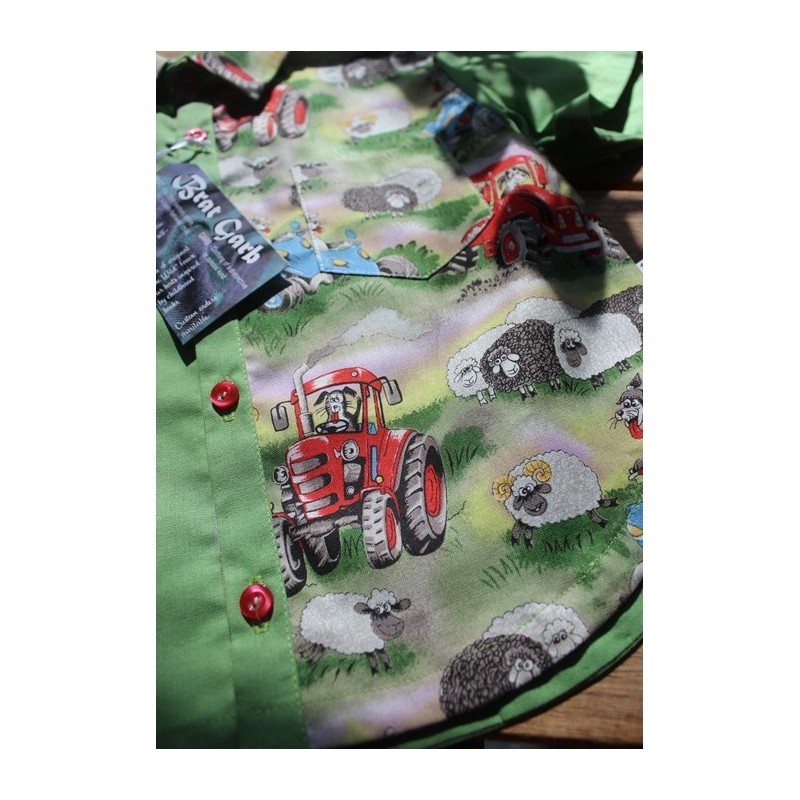 Baby Boys' classic cut short sleeve shirt.  Size 1