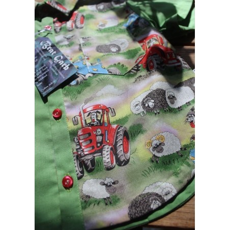 Baby Boys' classic cut short sleeve shirt.  Size 1