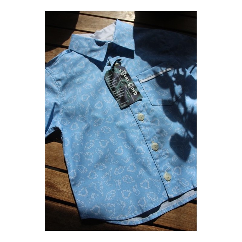 Baby Boys' classic cut short sleeve shirt.  Size 3