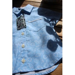Baby Boys' classic cut short sleeve shirt.  Size 3