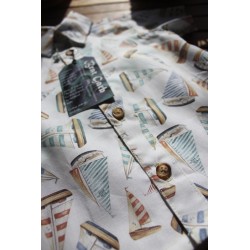 Baby Boys' classic cut short sleeve shirt.  Size 1