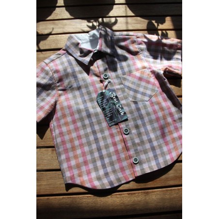 Baby Boys' classic cut short sleeve shirt.  Size 3