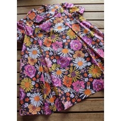 1968 Inverted Pleat Dress with Peter Pan collar. Size 3