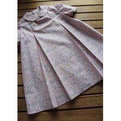 1968 Inverted Pleat Dress with Peter Pan collar. Size 3