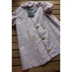 1968 Inverted Pleat Dress with Peter Pan collar. Size 3