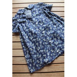 1968 Inverted Pleat Dress with Peter Pan collar. Size 3