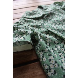 1968 Inverted Pleat Dress with Peter Pan collar. Size 3